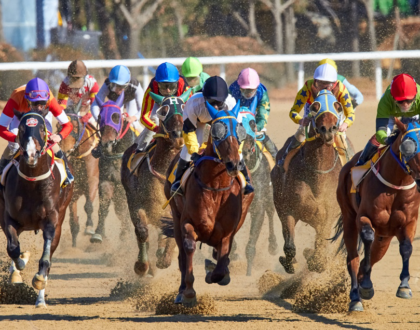 Competitive Horse Racing.